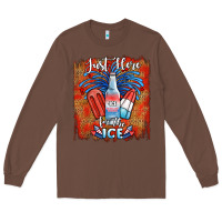 Chestnut just here for the ice Long Sleeve Tee - JahusDesignShop