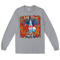 Heather Grey just here for the ice Long Sleeve Tee - JahusDesignShop