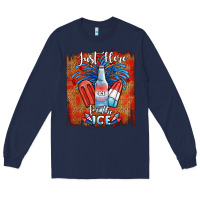 Navy just here for the ice Long Sleeve Tee - JahusDesignShop