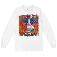 White just here for the ice Long Sleeve Tee - JahusDesignShop