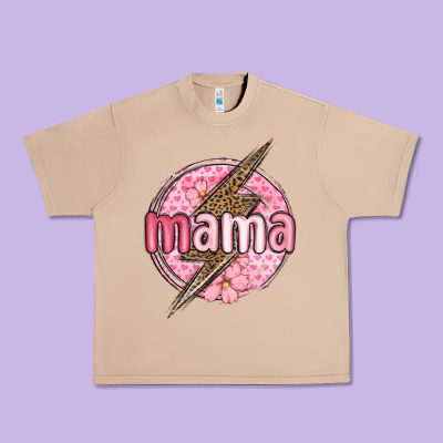 Mama Lightning Bolt Valentine S Day Urban Heavy Tee Designed By Maliassmallbusiness