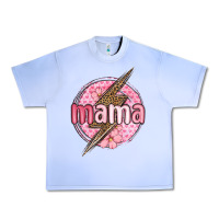 Grape Ice mama lightning bolt valentine s day Urban Heavy Tee - MaliasSmallBusiness