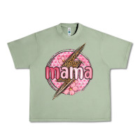 Oil Green mama lightning bolt valentine s day Urban Heavy Tee - MaliasSmallBusiness