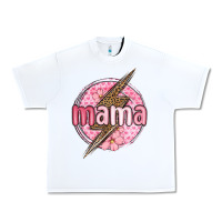 White mama lightning bolt valentine s day Urban Heavy Tee - MaliasSmallBusiness