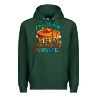 Sports Green i was thinner before thanksgiving dinner Premium Hoodie - CowGirlArtShop