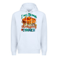 White i was thinner before thanksgiving dinner Premium Hoodie - CowGirlArtShop