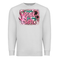 Dove Grey i wear pink for my sister Premium Sweatshirt - CowGirlArtShop