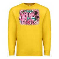 Lemon i wear pink for my sister Premium Sweatshirt - CowGirlArtShop