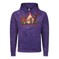 Cloud Purple church is my happy place Vintage Hoodie - MaliasSmallBusiness