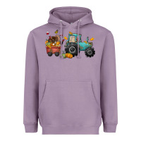 Lavender thanksgiving tractor Heavyweight Hoodie - CowGirlArtShop