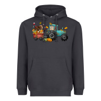 Smoke thanksgiving tractor Heavyweight Hoodie - CowGirlArtShop