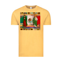 Vintage Mustard mexico flag our lady of guadalupe san judas sunflower Vintage Tee - JahusDesignShop