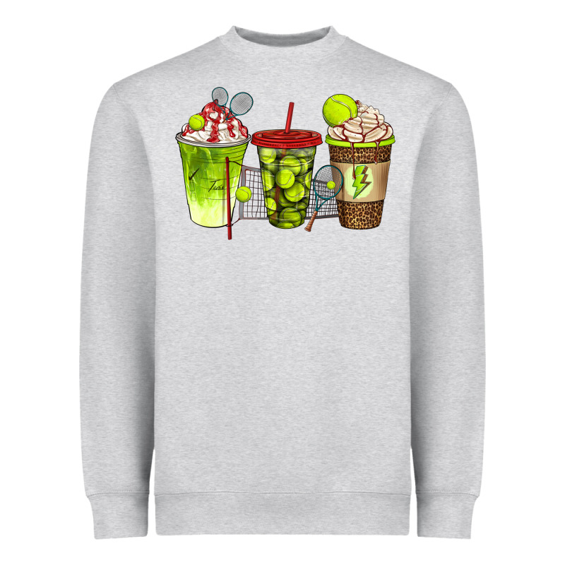 Tennis Coffee Cups Bbs Heavyweight Sweatshirt by BundleAndBundleShop | Teevron