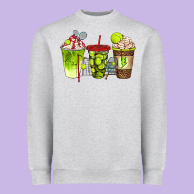 Tennis Coffee Cups Bbs Heavyweight Sweatshirt Designed By Bundleandbundleshop