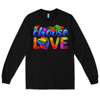 Black Pride LGBTQ+ Choose Love Long Sleeve Tee - BundleAndBundleShop