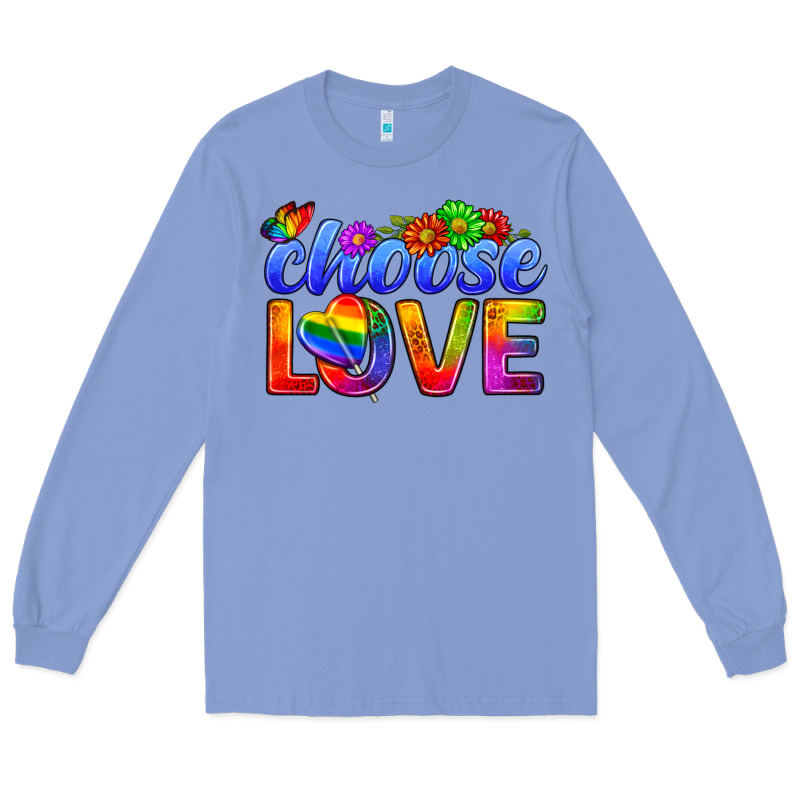 Pride Lgbtq+ Choose Love Long Sleeve Tee by BundleAndBundleShop | Teevron