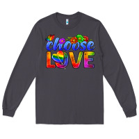 Smoke Pride LGBTQ+ Choose Love Long Sleeve Tee - BundleAndBundleShop