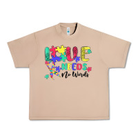 Burro love needs no words autism Urban Heavy Tee - MaliasSmallBusiness
