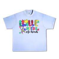 Grape Ice love needs no words autism Urban Heavy Tee - MaliasSmallBusiness