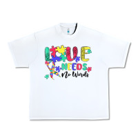 White love needs no words autism Urban Heavy Tee - MaliasSmallBusiness