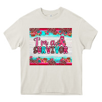 Cream i'm a survivor Heavy Core Tee - JahusDesignShop