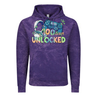 Cloud Purple level 100 days unlocked Vintage Hoodie - MaliasSmallBusiness