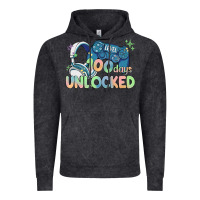 Vintage Black level 100 days unlocked Vintage Hoodie - MaliasSmallBusiness
