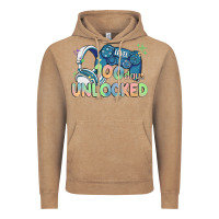 Vintage Coffee level 100 days unlocked Vintage Hoodie - MaliasSmallBusiness
