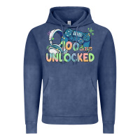 Vintage Denim level 100 days unlocked Vintage Hoodie - MaliasSmallBusiness