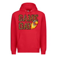 Red game day lacrosse Premium Hoodie - JahusDesignShop