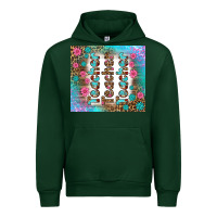 Forest Green teacher gemstone and pink flower tumbler Urban Hoodie - BundleAndBundleShop