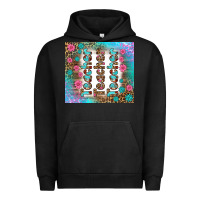 Pigment Black teacher gemstone and pink flower tumbler Urban Hoodie - BundleAndBundleShop