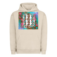 Pigment French Oak teacher gemstone and pink flower tumbler Urban Hoodie - BundleAndBundleShop