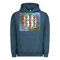 Pigment Midnight Navy teacher gemstone and pink flower tumbler Urban Hoodie - BundleAndBundleShop