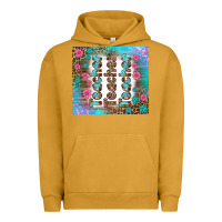Pigment Peanut Butter teacher gemstone and pink flower tumbler Urban Hoodie - BundleAndBundleShop