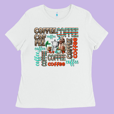 Coffee Ladies Tee Designed By Adodesignshop