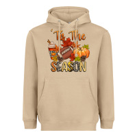 Mushroom tis the season football Heavyweight Hoodie - CowGirlArtShop