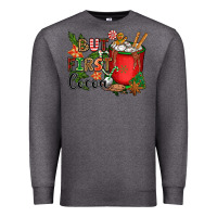 Charcoal Heather but first cocoa Premium Sweatshirt - CowGirlArtShop