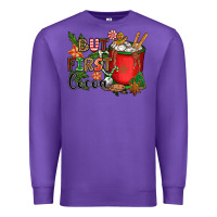 Purple but first cocoa Premium Sweatshirt - CowGirlArtShop