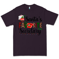 Plum santa's favorite secretary Premium Tee - AdoDesignShop