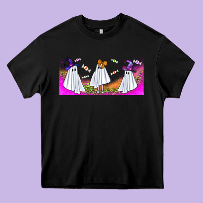 Cutes Ghosts Libbey Glass Heavy Core Tee Designed By Bundleandbundleshop