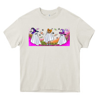 Cream cutes ghosts libbey glass Heavy Core Tee - BundleAndBundleShop