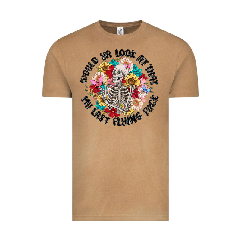 Would Ya Look At That My Last Flying Fuck Vintage Tee by MaliasSmallBusiness | Teevron