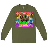 Army Green Western Papa Bear LGBTQ+ Tumbler Long Sleeve Tee - BundleAndBundleShop