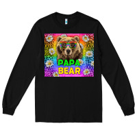 Black Western Papa Bear LGBTQ+ Tumbler Long Sleeve Tee - BundleAndBundleShop