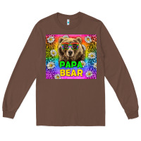 Chestnut Western Papa Bear LGBTQ+ Tumbler Long Sleeve Tee - BundleAndBundleShop