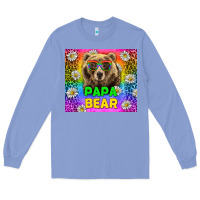 Colony Blue Western Papa Bear LGBTQ+ Tumbler Long Sleeve Tee - BundleAndBundleShop