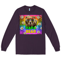 Plum Western Papa Bear LGBTQ+ Tumbler Long Sleeve Tee - BundleAndBundleShop