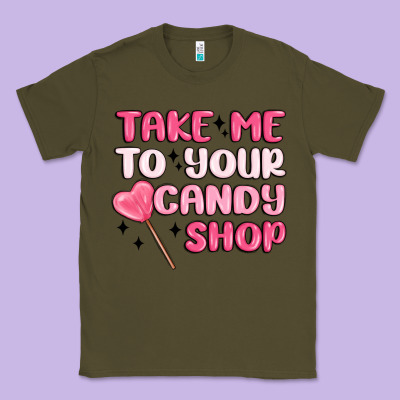 Take Me To Your Candy Shop Classic Tee Designed By Maliassmallbusiness