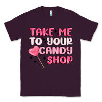 Plum take me to your candy shop Classic Tee - MaliasSmallBusiness